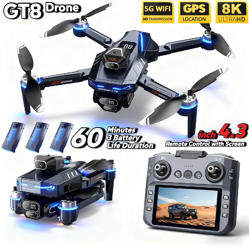 LSRC GT8 Drone 4K Profesyonel  - Drone Gps Mount incelemesi ve fiyatı