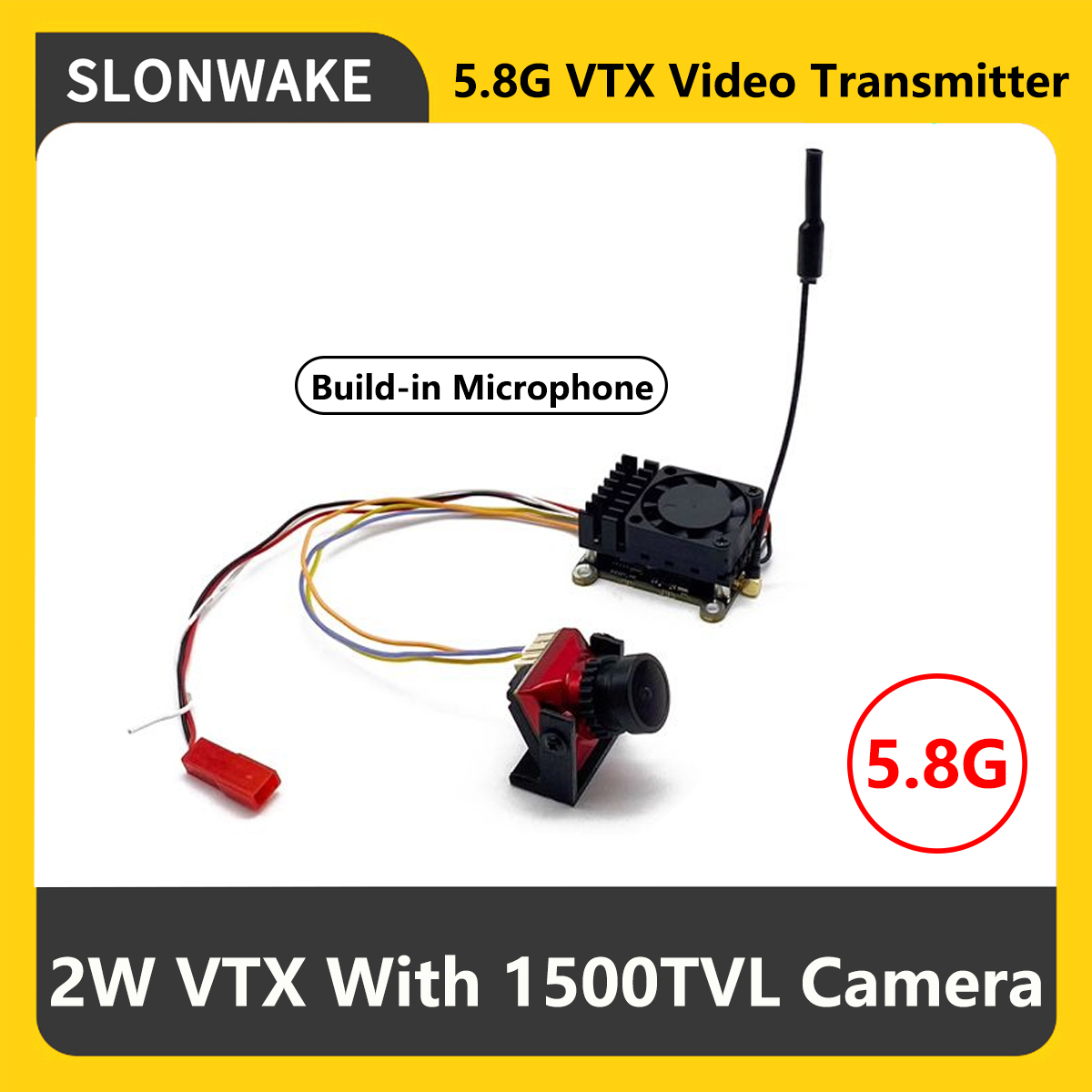 SLONWAKE 5.8G 2000mW FPV VTX V - Drone Frame incelemesi ve fiyatı